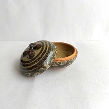 宋胡禄八角面取香合◆15世紀◆茶道具◆香合◆キズ無し◆スコタイ◆サワンカローク 宋胡禄八角面取香合◇15世紀◇茶道具◇香合◇キズ無し◇